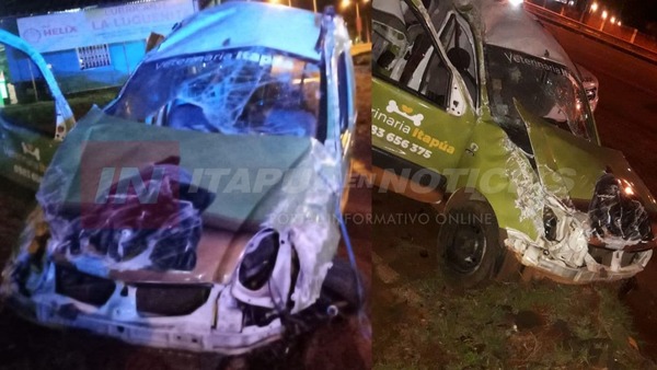 VARIOS LESIONADOS EN EL ACCIDENTE SOBRE LA RUTA N° 6.