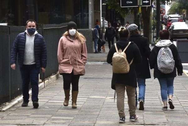 Pronostican un lunes frío y con lluvias dispersas  - Nacionales - ABC Color