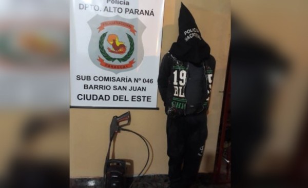 Capturan a un ratero y recuperan de su poder objeto robado