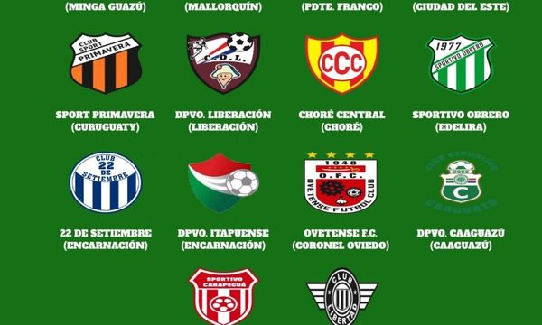 Cuatro equipos del Alto Paraná formarán parte del Nacional B