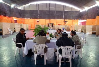 37 personas asistidas en albergue de SEN en fría noche de domingo