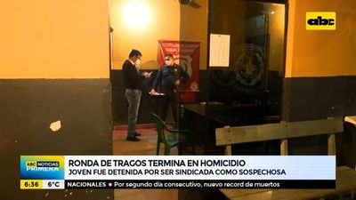 Ronda de tragos termina en homicidio - ABC Noticias - ABC Color