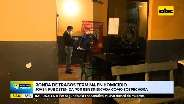 Ronda de tragos termina en homicidio - ABC Noticias - ABC Color