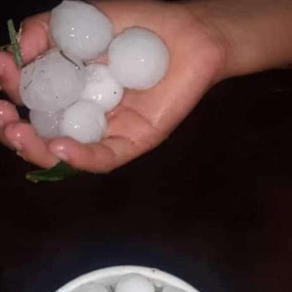 Granizada afectó a cerca de 400 familias en Caaguazú