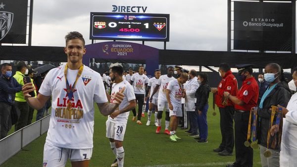 Luis Amarilla, campeón de Súpercopa de Ecuador