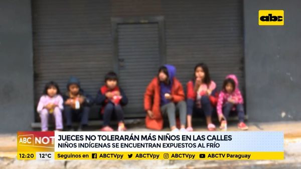 Jueces no tolerarán niños en las calles - ABC Noticias Mediodía - ABC Color