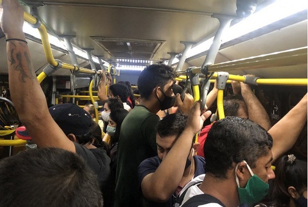 Viceministerio de Transporte sancionó a seis empresas de buses por circular con "exceso de pasajeros" - ADN Digital