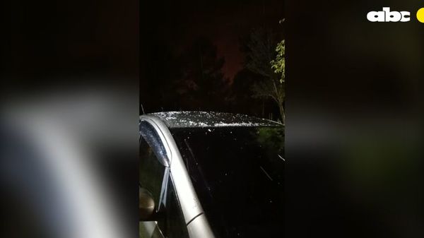 “Graupel”, el llamativo fenómeno que se registró al final de esta tarde en Encarnación - Nacionales - ABC Color