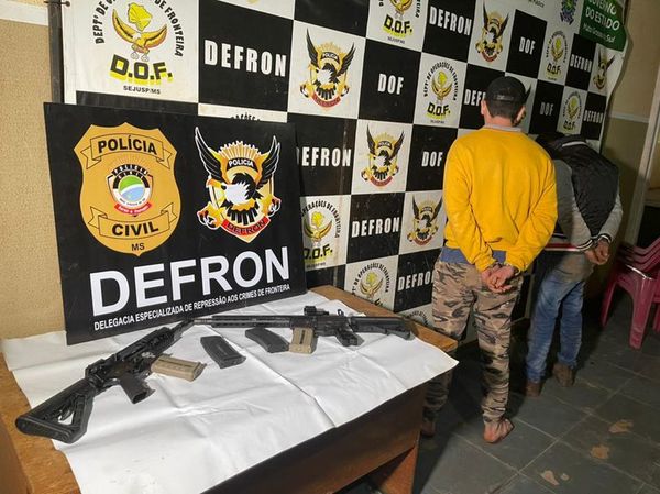 Paraguayos son detenidos con dos fusiles en Brasil - Nacionales - ABC Color