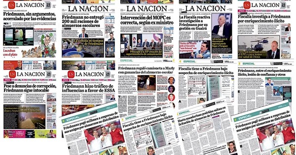 La Nación / Luego de dos años del destape de La Nación, Fiscalía acusa a Friedmann