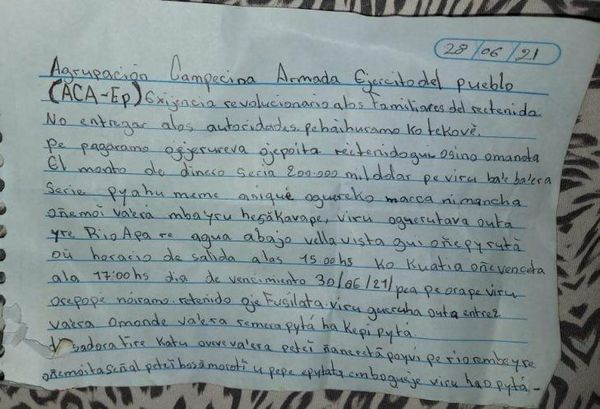 Sin novedades sobre el secuestro ocurrido en el norte del país | El Independiente