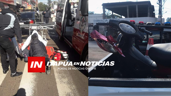 JOVEN MUJER FALLECE EN ACCIDENTE DE TRÁNSITO EN PLENO CENTRO DE ENCARNACIÓN