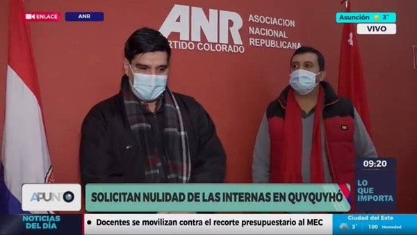 Diario HOY | Solicitan nulidad de las elecciones internas en el distrito de Quyquyo (Paraguarí)