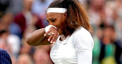 La Nación / Serena resbaló, cayó y tuvo que retirarse