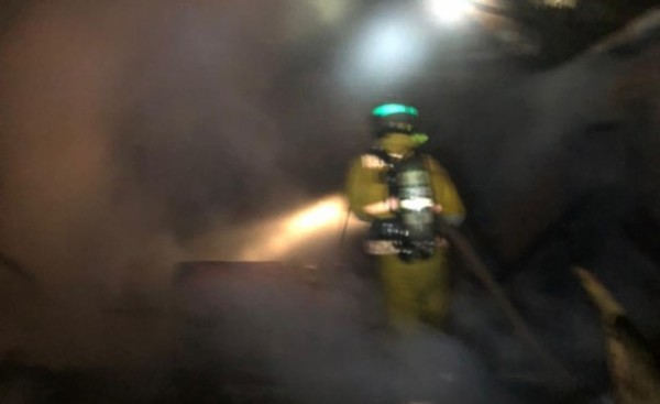 Incendio en una vivienda de Minga Guazú