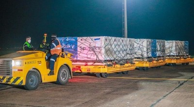 Llegaron las 200.000 dosis de Sputnik-V, y nueva etapa de vacunación inicia este sábado