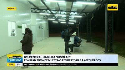 IPS Central habilita un “Hisolab” - ABC Noticias - ABC Color
