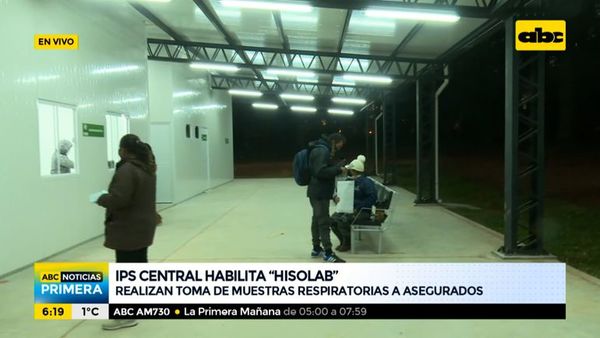 IPS Central habilita un “Hisolab” - ABC Noticias - ABC Color