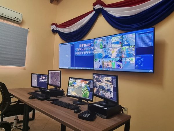 Inauguran Centro de Monitoreo y cámaras de videovigilancia en Ñemby | Ñanduti