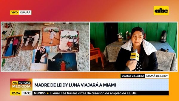 Derrumbe en Miami: Mamá de Leidy Luna viajará a Estados Unidos - Nacionales - ABC Color