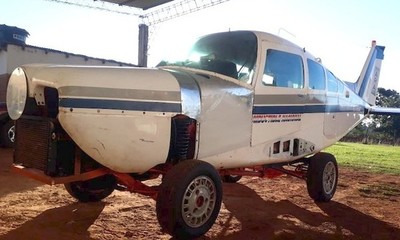 Itapúa: «Auto-avión», el raro vehículo que es sensación | OnLivePy