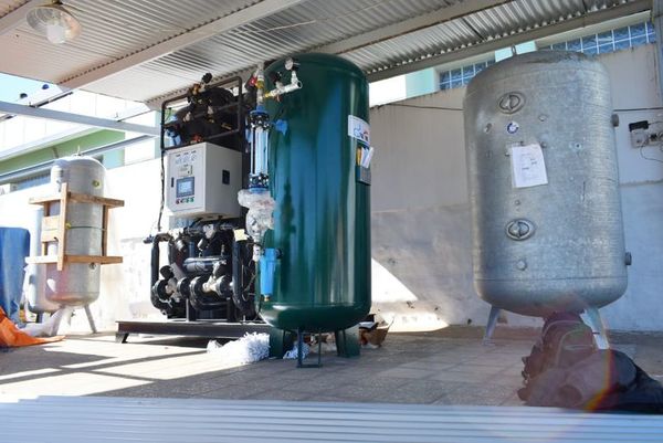 Avanzan trabajos para segunda planta de oxígeno y tercer pabellón de contingencia, en Villa Elisa - Nacionales - ABC Color