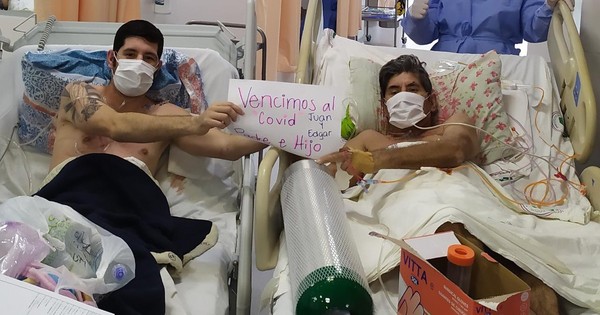 La Nación / Padre e hijo vencieron al COVID-19 en el IPS Ingavi