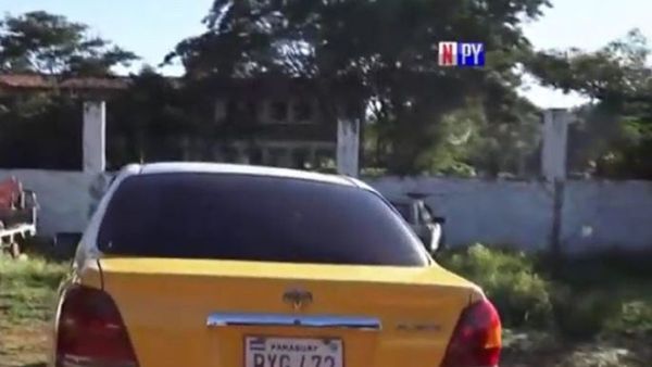 Policía Nacional recupera un taxi hurtado, tras persecución y tiroteo