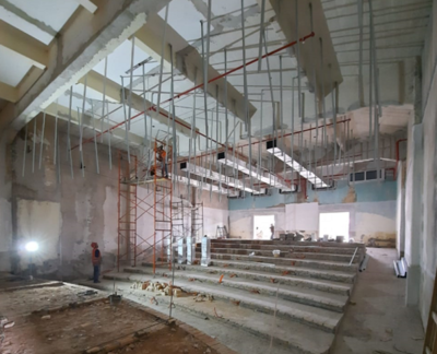 Avanzan las obras de restauración del edificio histórico del Puerto de Asunción | Ñanduti