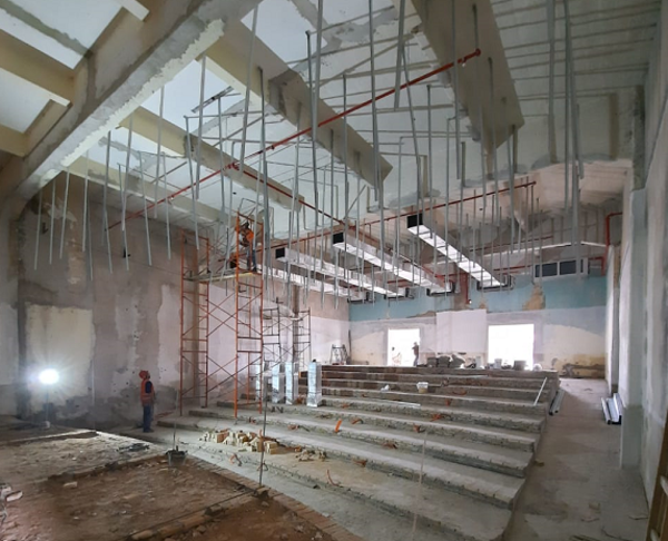 Avanzan las obras de restauración del edificio histórico del Puerto de Asunción | Ñanduti