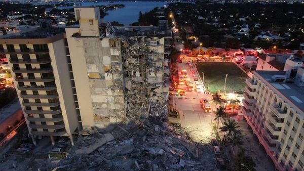 Derrumbe en Miami: Hallan a dos niños y muertos ascienden a 18