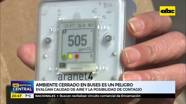 Ambiente cerrado en buses es un peligro - ABC Noticias - ABC Color