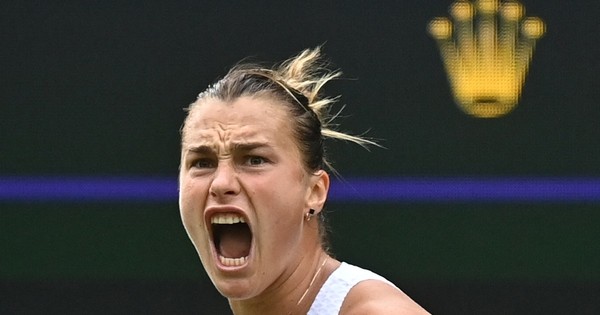 La Nación / Aryna Sabalenka se sacude