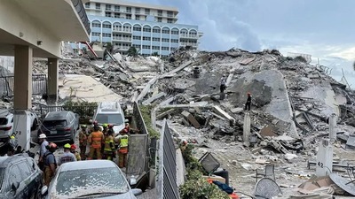 Pararon los trabajos de rescate en el edificio colapsado en Miami - Megacadena — Últimas Noticias de Paraguay