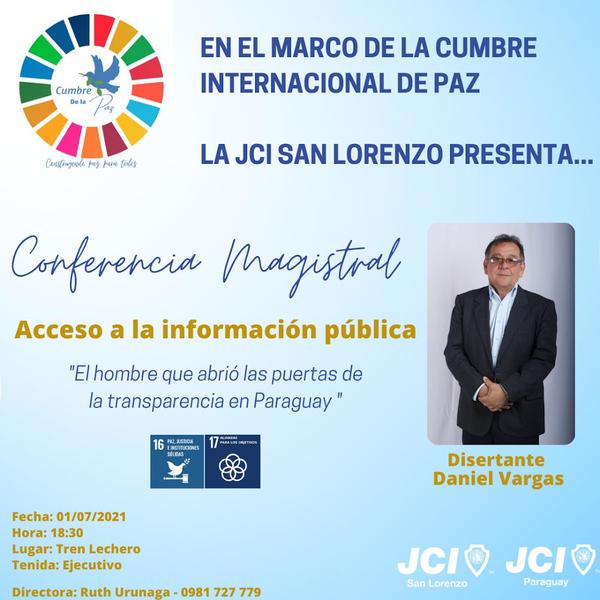 JCI de San Lorenzo con eventos en el marco de Cumbre Internacional de Paz » San Lorenzo PY