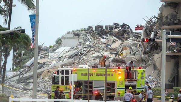 Búsqueda en zona del derrumbe se detiene por inestabilidad del edificio