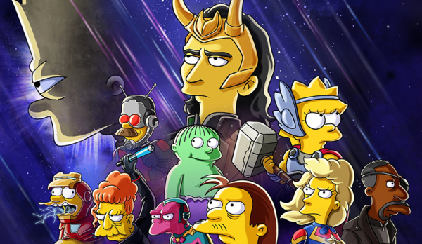Loki vs Springfield: Un crossover sumamente épico de ‘Los Simpson’ y Marvel