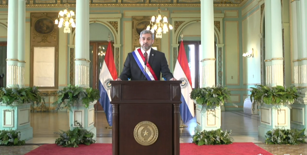 Cuando pase la pandemia Paraguay estará de pie, con una economía más fortalecida, dijo el Presidente