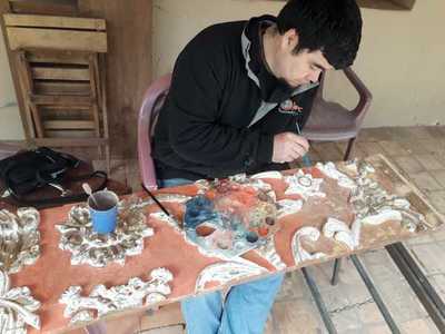 Iglesia de Altos: esperan concluir montaje final del retablo para las fiestas patronales | .::Agencia IP::.