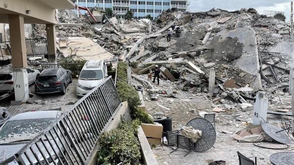 Miami: Suspenden operaciones de rescate por temor a otro derrumbe