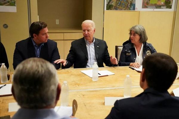 Biden llegó a Miami para reunirse con las familias tras derrumbe del edificio