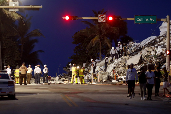 Por temor a otro derrumbe, suspendieron tareas de rescate en Miami