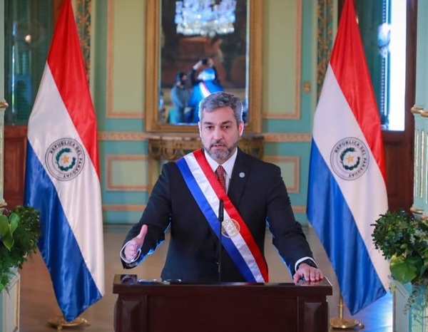 Mario Abdo: 'Cuando termine la pandemia, encontrarán de pie al Paraguay'