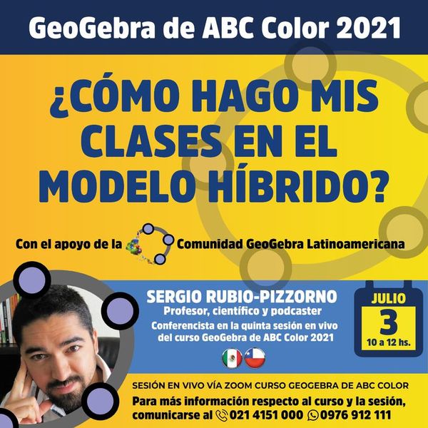 Capacitación en GeoGebra 2021 de ABC Color - Nacionales - ABC Color