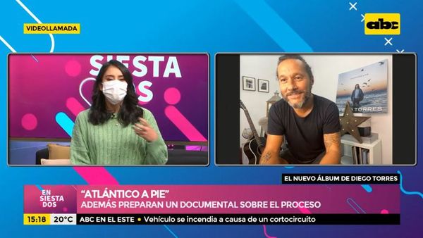 Diego Torres nos habla en exclusiva sobre su último disco “Atlántico a pie” - Ensiestados - ABC Color
