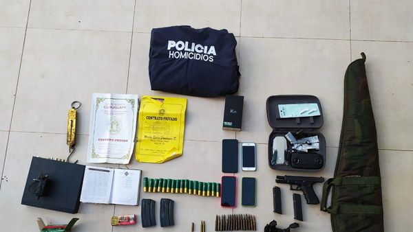 Policía detiene a tres personas e incauta armas de fuego en Yby Pytã