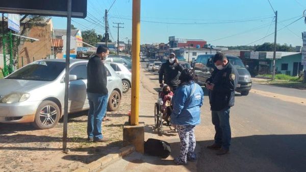 Rescatan a doña con discapacidad que era explotada para pedir plata