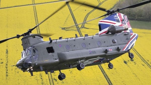 Boeing impulsará la flota Chinook de la Royal Air Force del Reino Unido