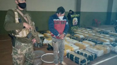 Detienen a un hombre con más de 7 toneladas de marihuana - Noticiero Paraguay