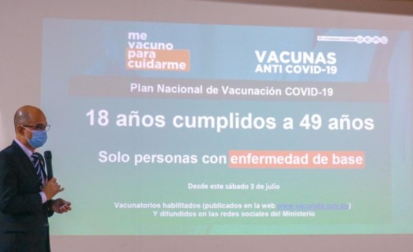 Vacunación será con terminación de cédula este fin de semana